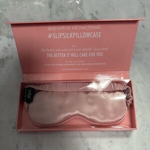 Slip pink eye mask